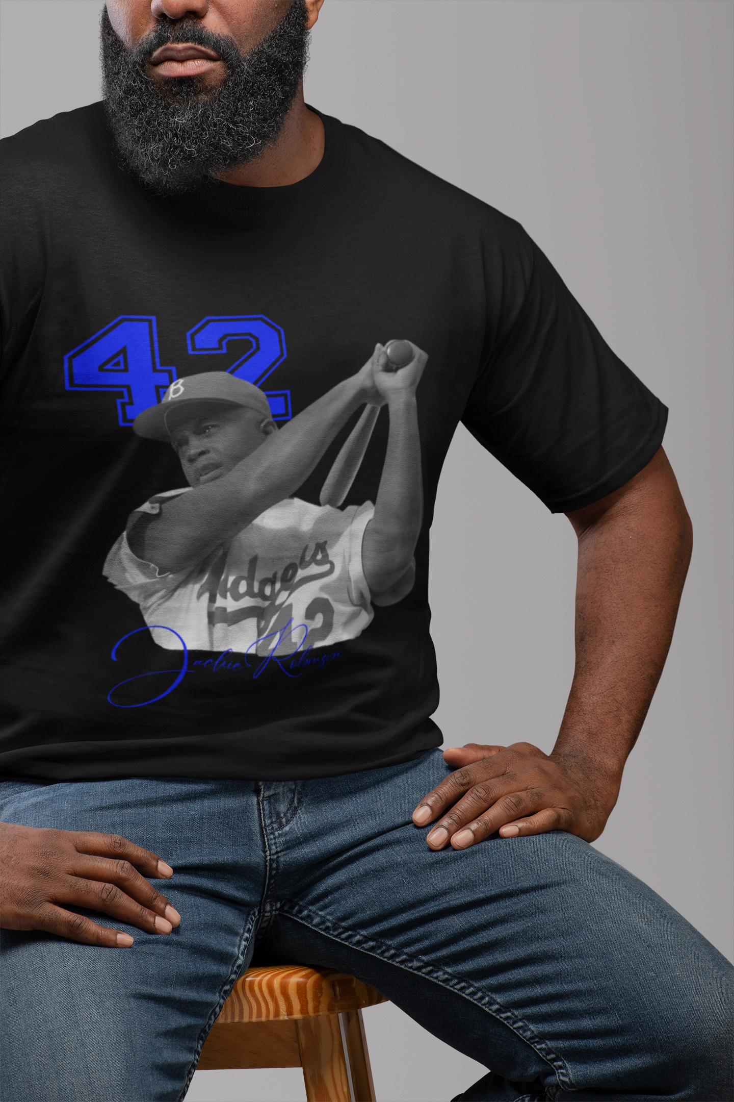 At Bat 42 Jackie Robinson